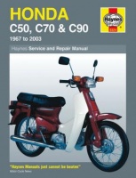 HONDA C50, C70 & C90 (1967-2003) BUDOWA I NAPRAWA