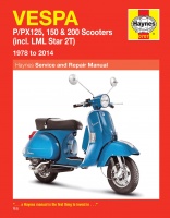 SKUTERY VESPA P/PX 125, 150, 200 LML Star 2T (1978-2014) - instrukcja napraw Haynes